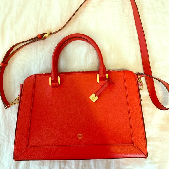 MCM Handbags - Gorgeous Red MCM crossbody